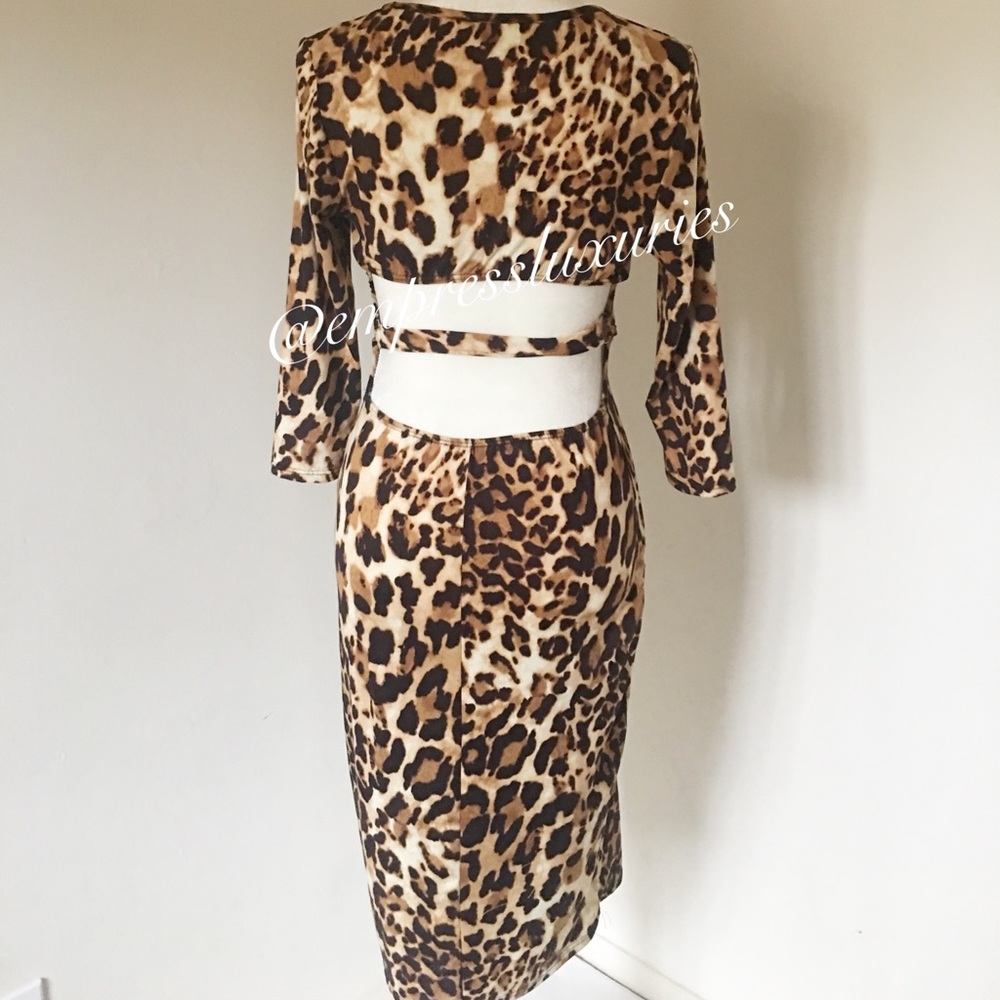 Leopard Print Dress✨✨ - Picture 2 of 4